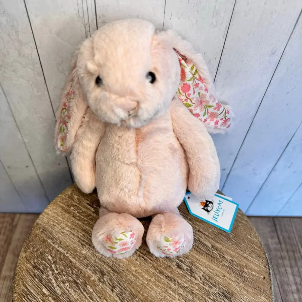 Jellycat Blossom Blush Bunny Cherry NEW!  Jellycat Bashful SMALL FAST SHIP